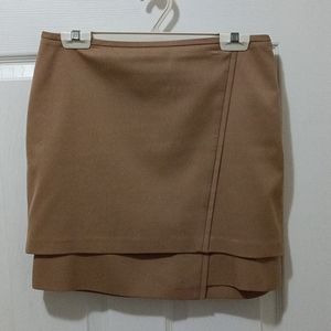 White House Black Market Size 4 Tan short skirt size 4